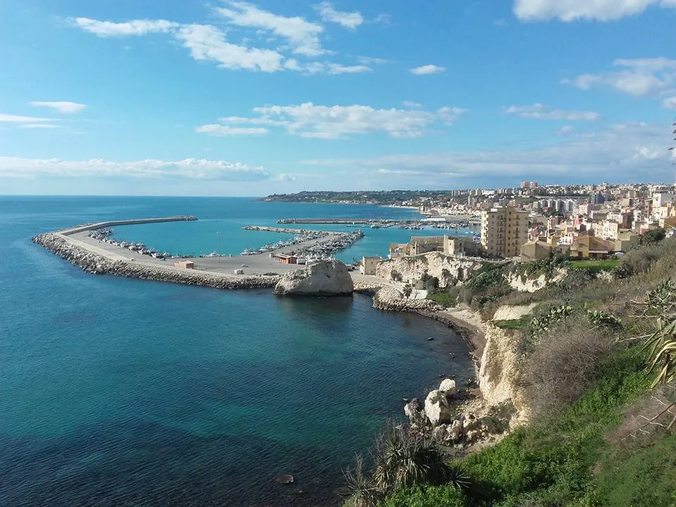 Charming stone staircases and picturesque narrow streets in the historic center of Sciacca.