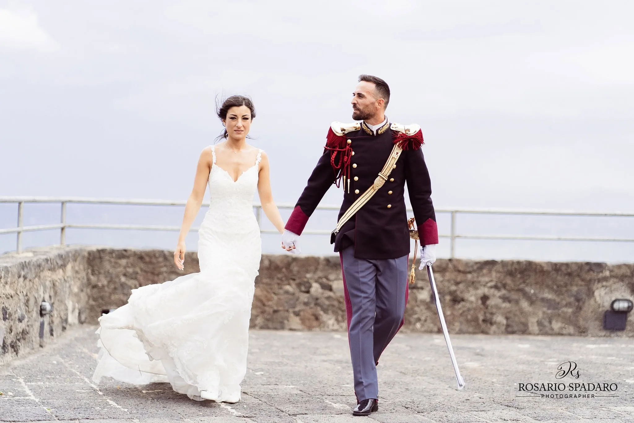 Destination wedding photograph in Sicily