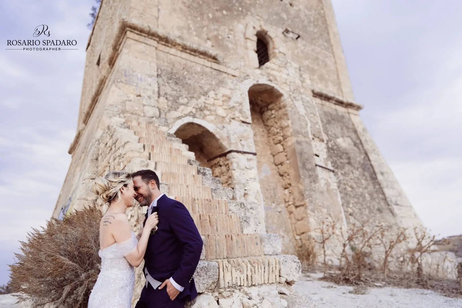 Destination wedding photograph in Sicily