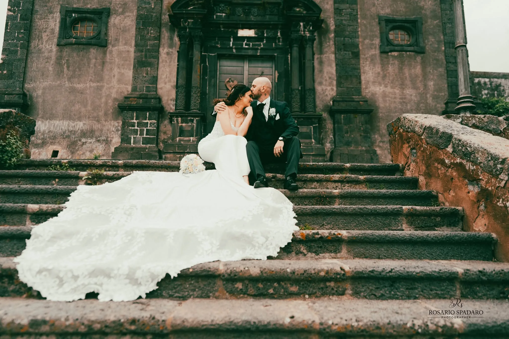 Destination wedding photograph in Sicily