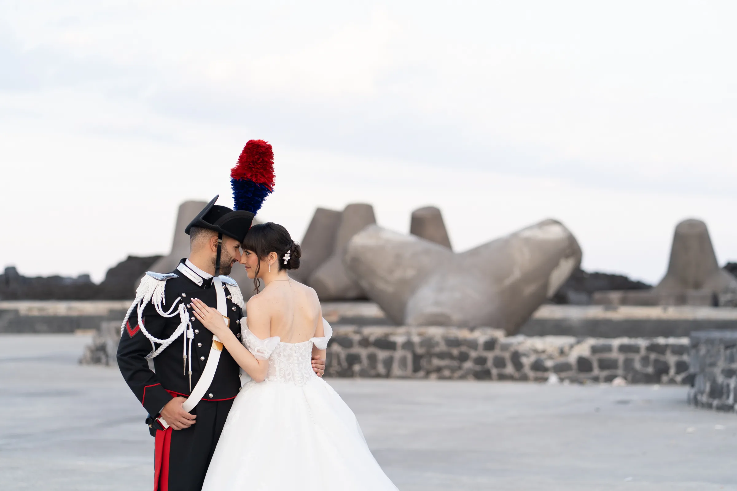 Bruno e Giulia — wedding photograph in Villa Oasis Acireale, Sicily