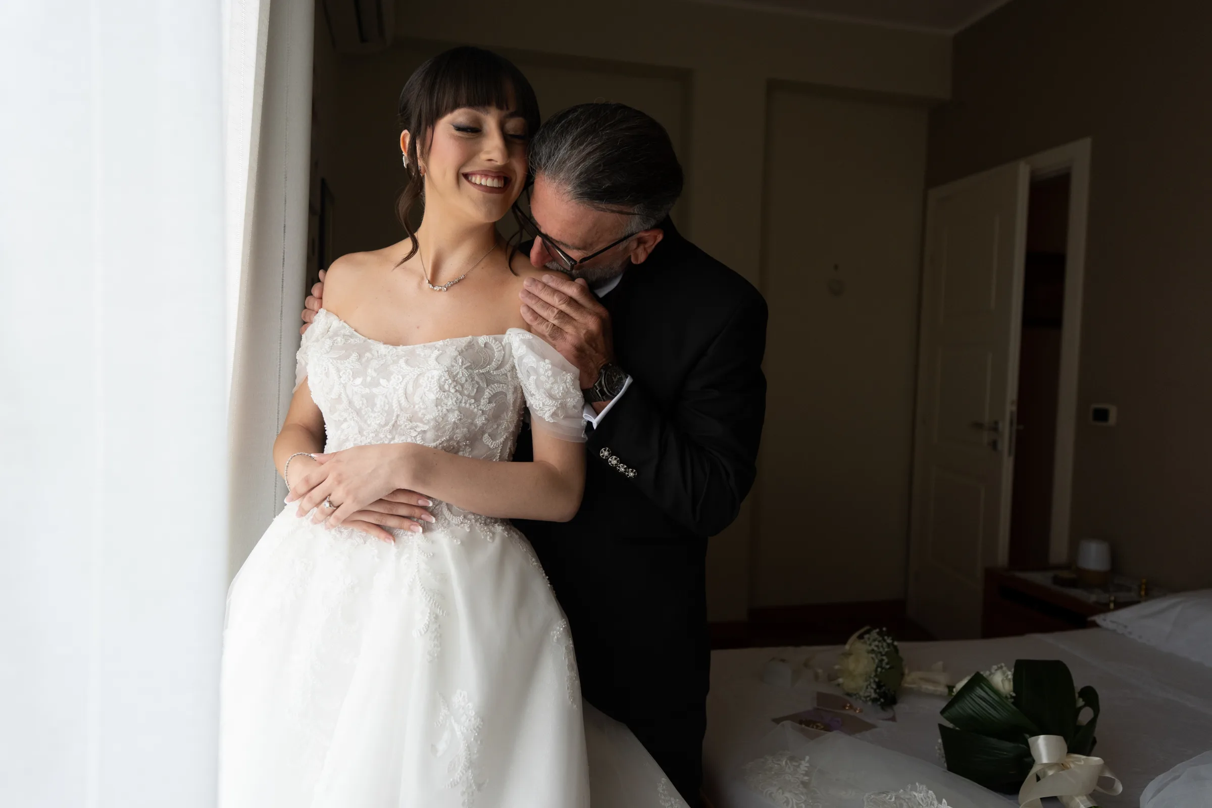 Bruno e Giulia — wedding photograph in Villa Oasis Acireale, Sicily