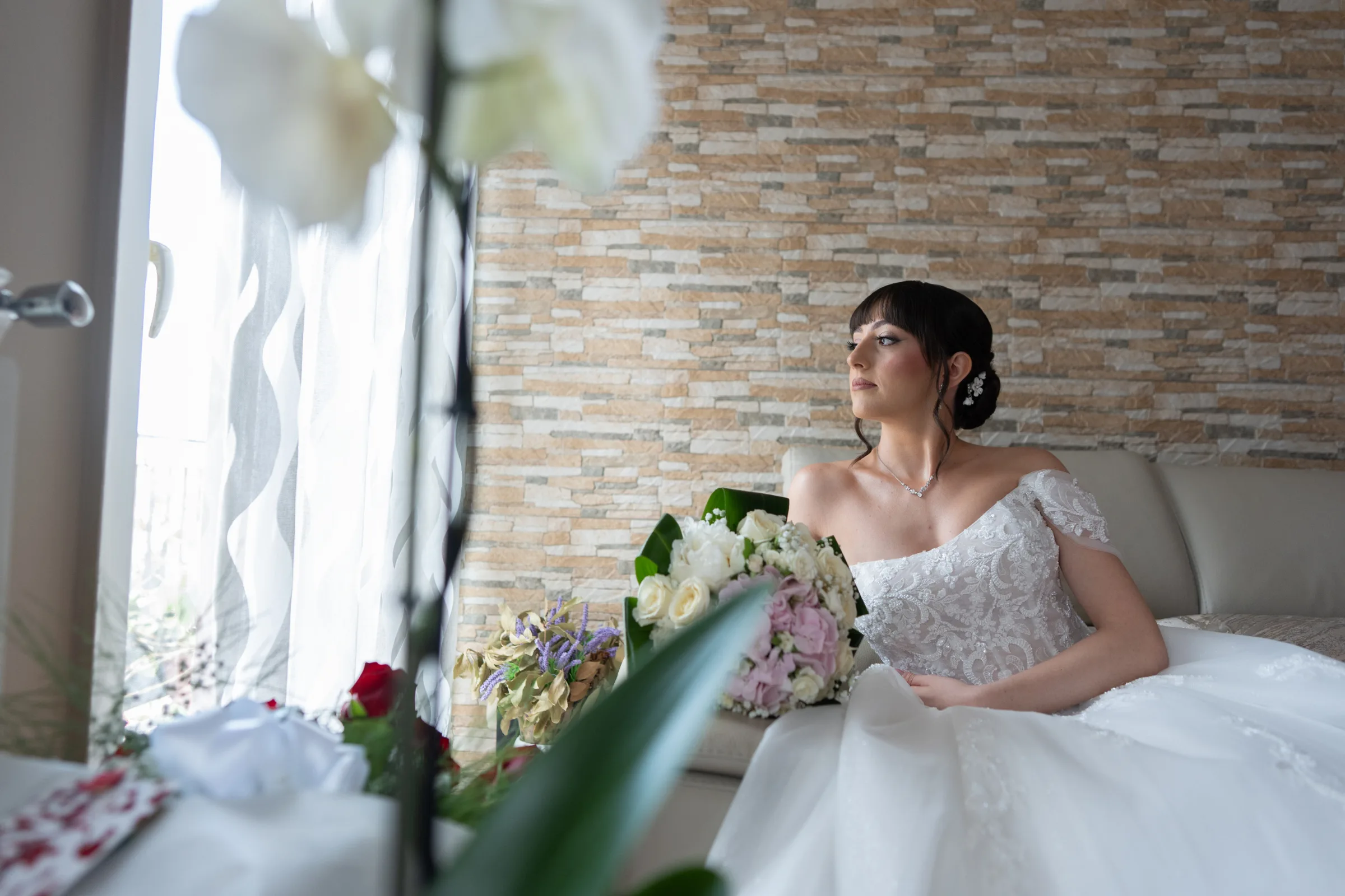 Bruno e Giulia — wedding photograph in Villa Oasis Acireale, Sicily