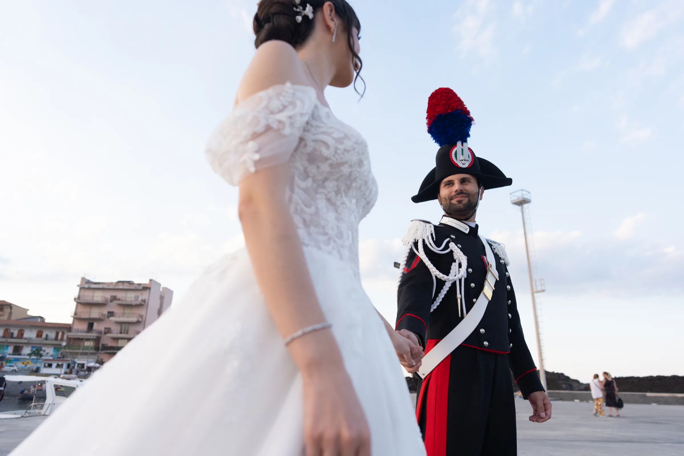 Bruno e Giulia — wedding photograph in Villa Oasis Acireale, Sicily