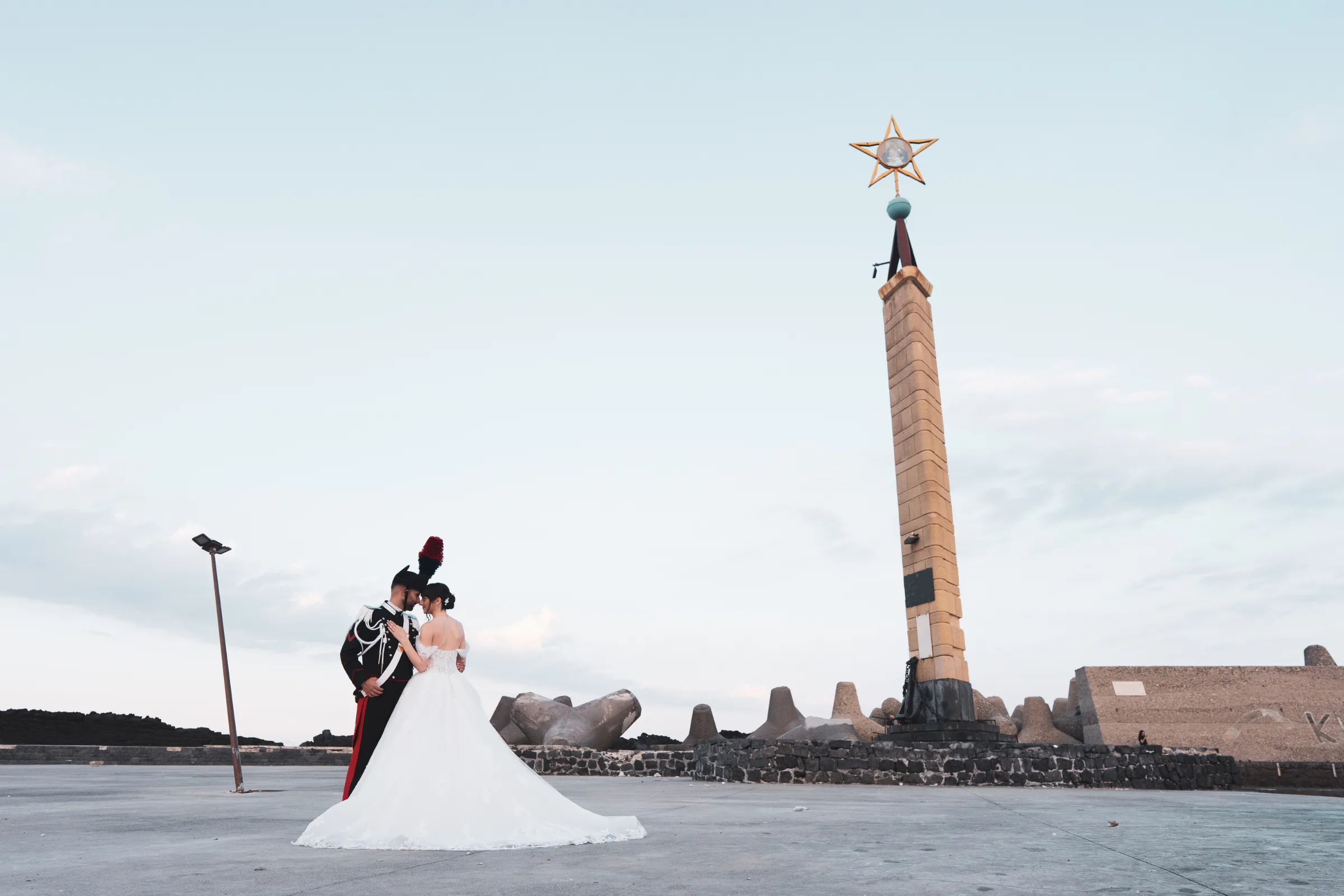 Bruno e Giulia — wedding photograph in Villa Oasis Acireale, Sicily