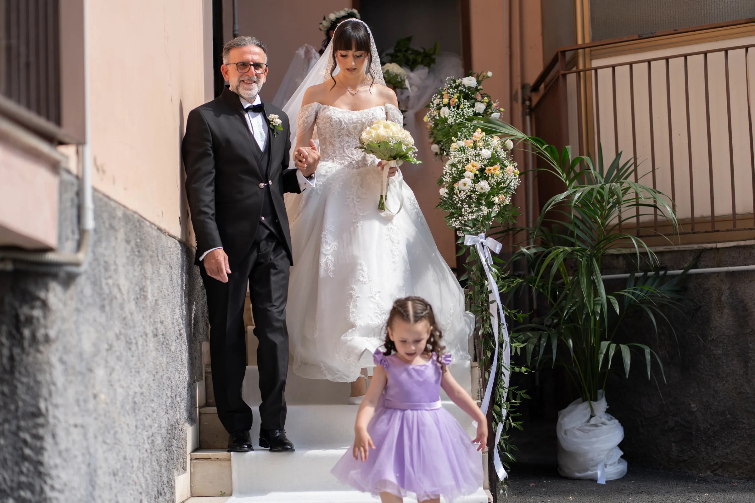 Bruno e Giulia — wedding photograph in Villa Oasis Acireale, Sicily