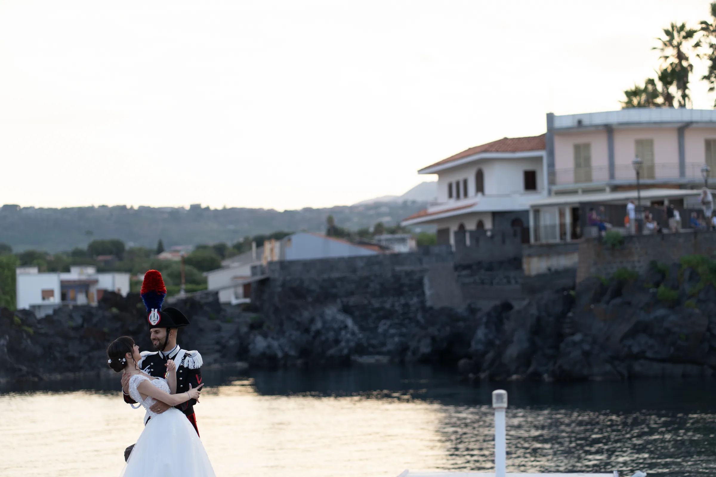 Bruno e Giulia — wedding photograph in Villa Oasis Acireale, Sicily