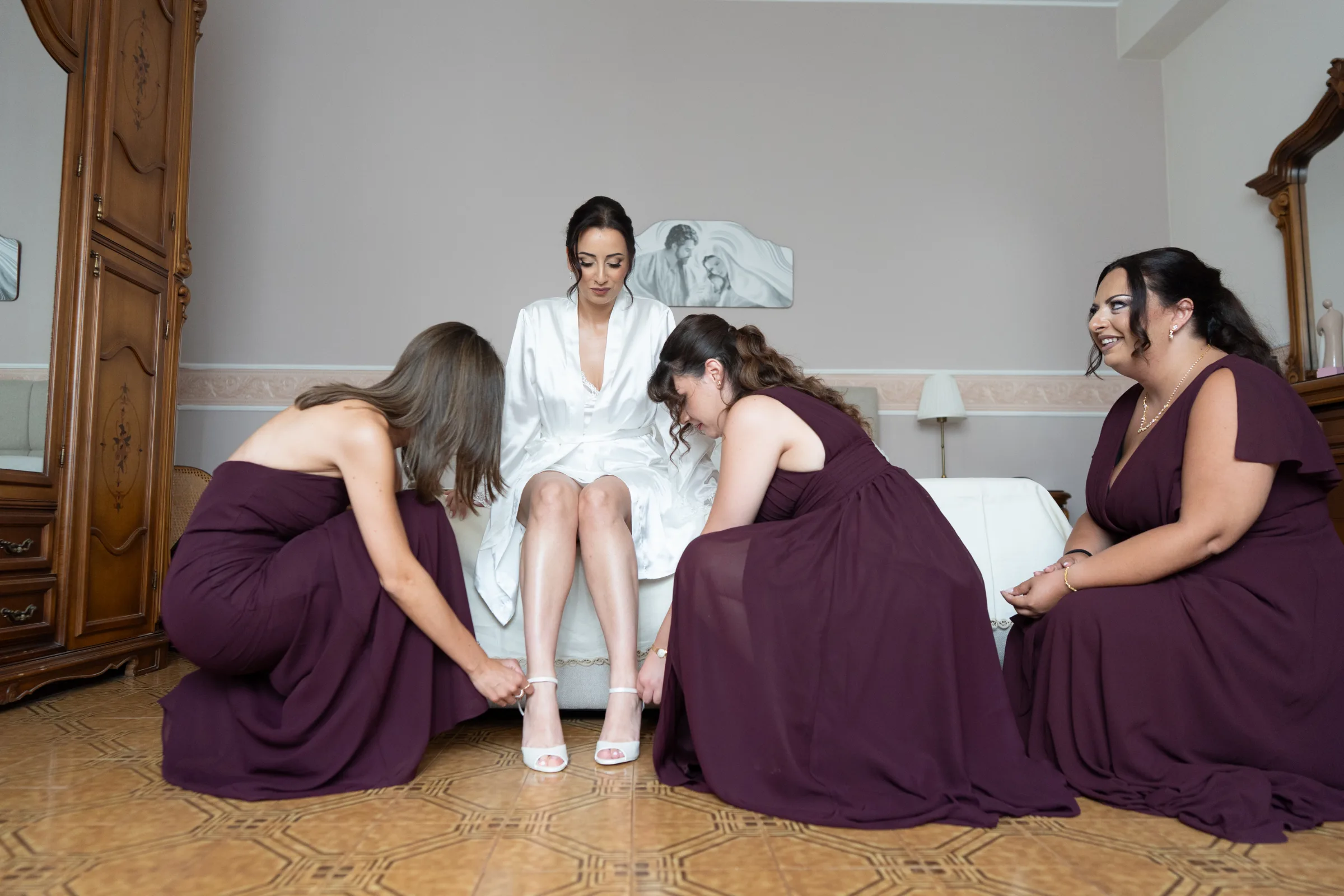Claudio e Marianna — wedding photograph in Duomo Catania e Acicastello, Sicily