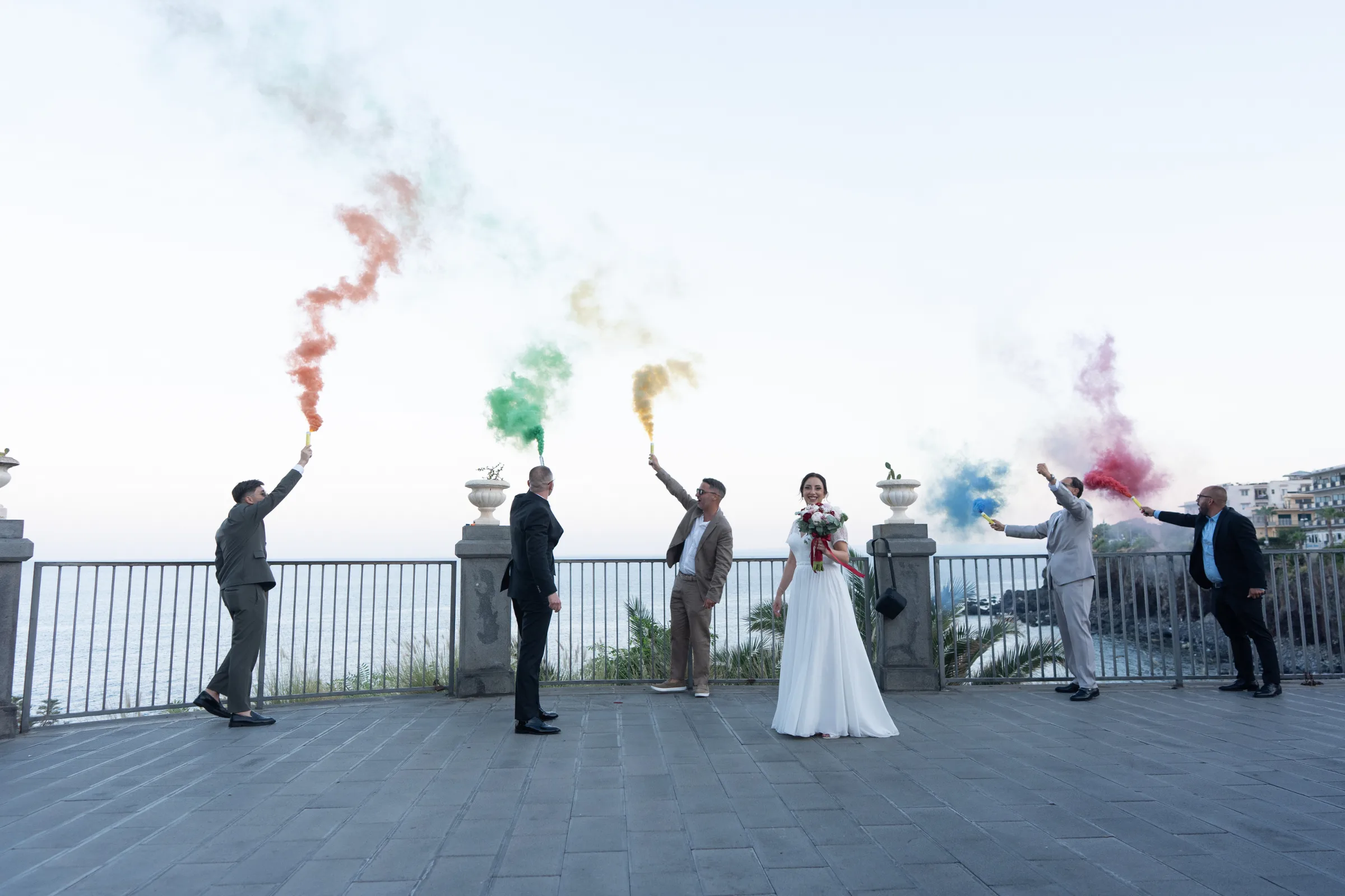 Claudio e Marianna — wedding photograph in Duomo Catania e Acicastello, Sicily