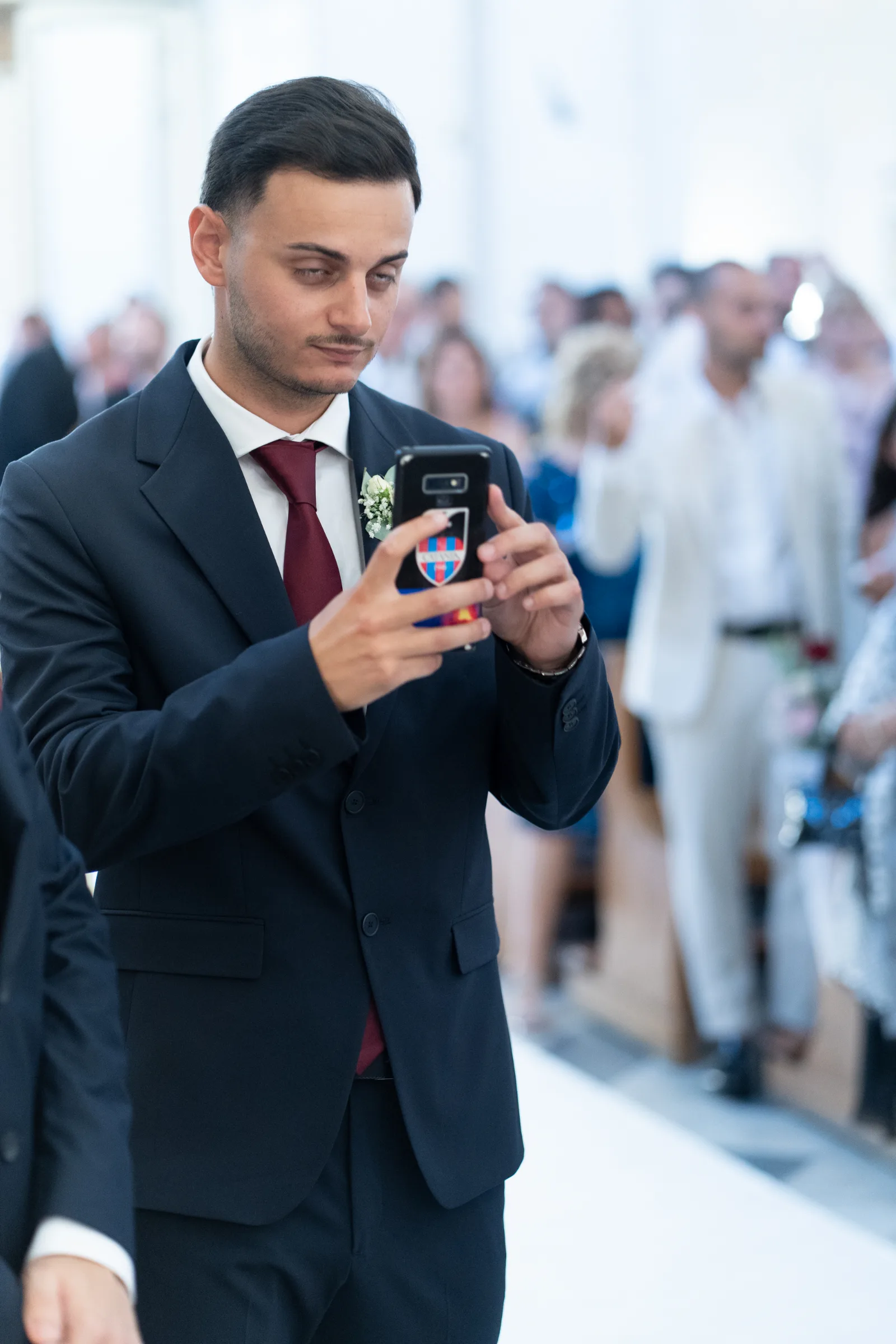 Claudio e Marianna — wedding photograph in Duomo Catania e Acicastello, Sicily