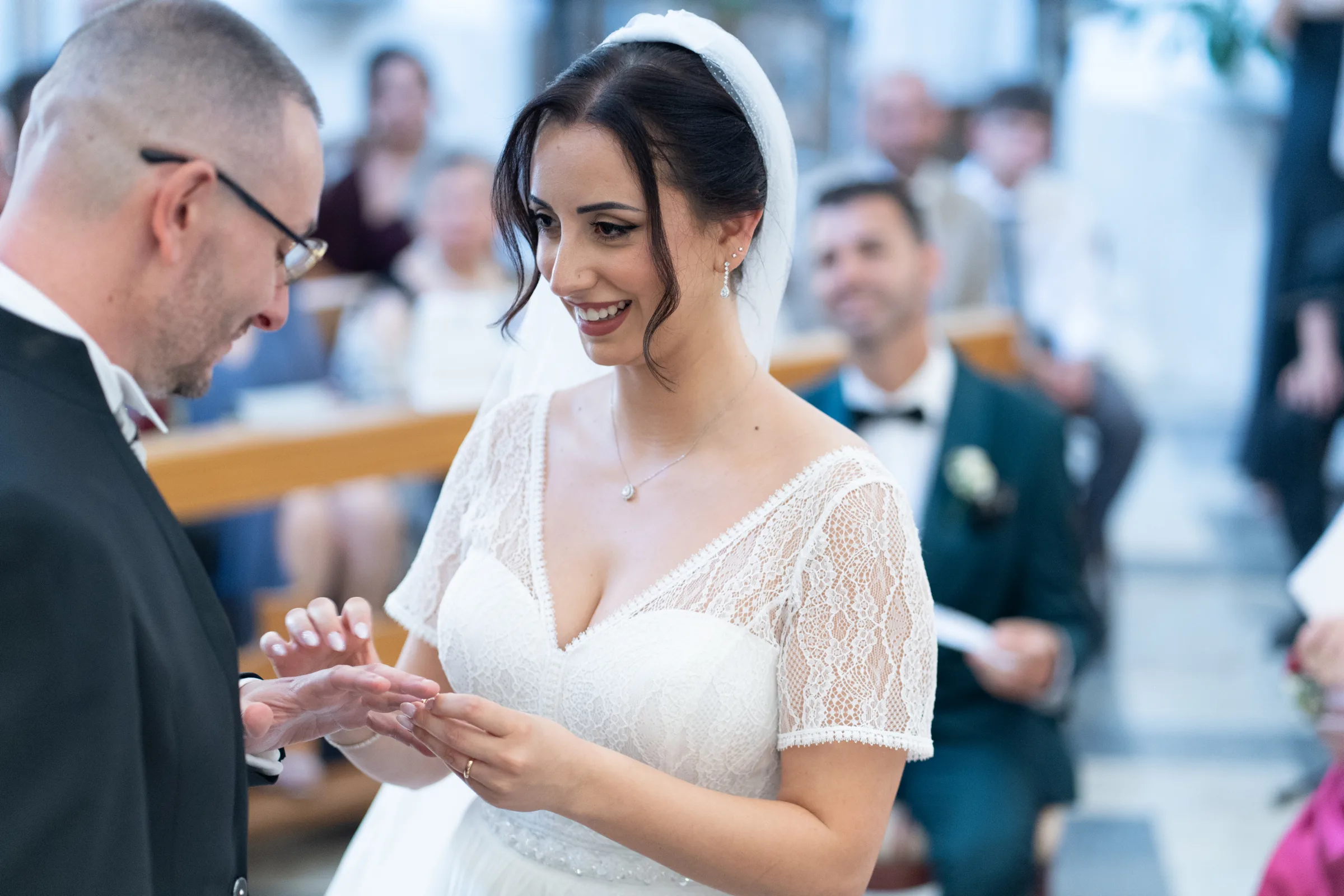 Claudio e Marianna — wedding photograph in Duomo Catania e Acicastello, Sicily