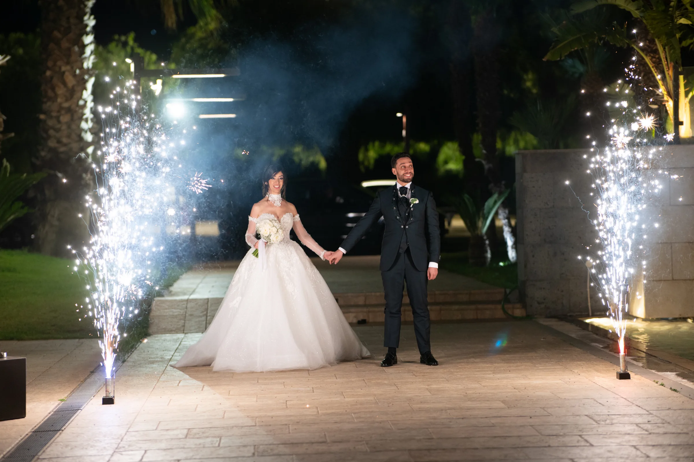 Daniele e Giorgia — wedding photograph in Villa Garufi a Catania, Sicily