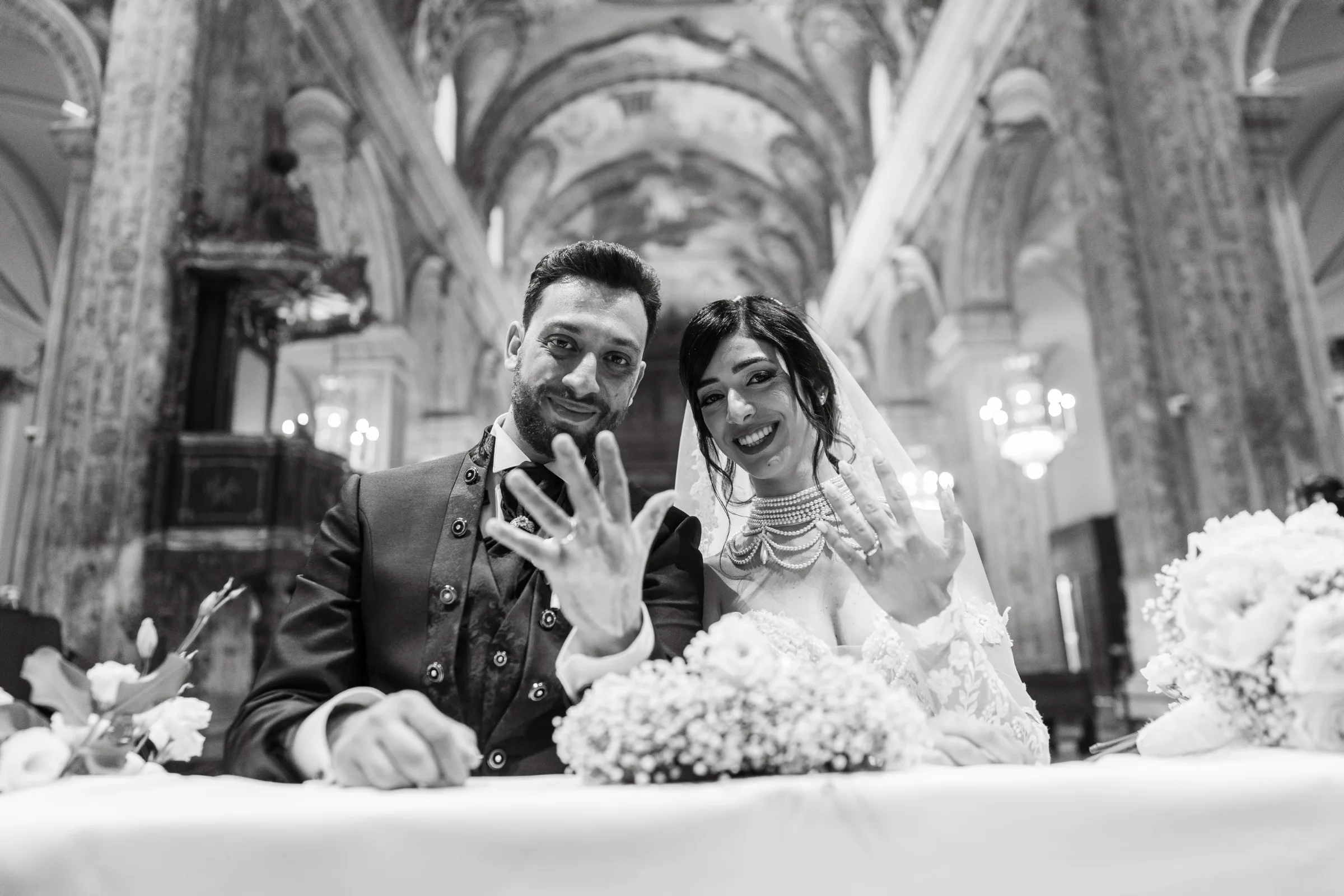 Daniele e Giorgia — wedding photograph in Villa Garufi a Catania, Sicily
