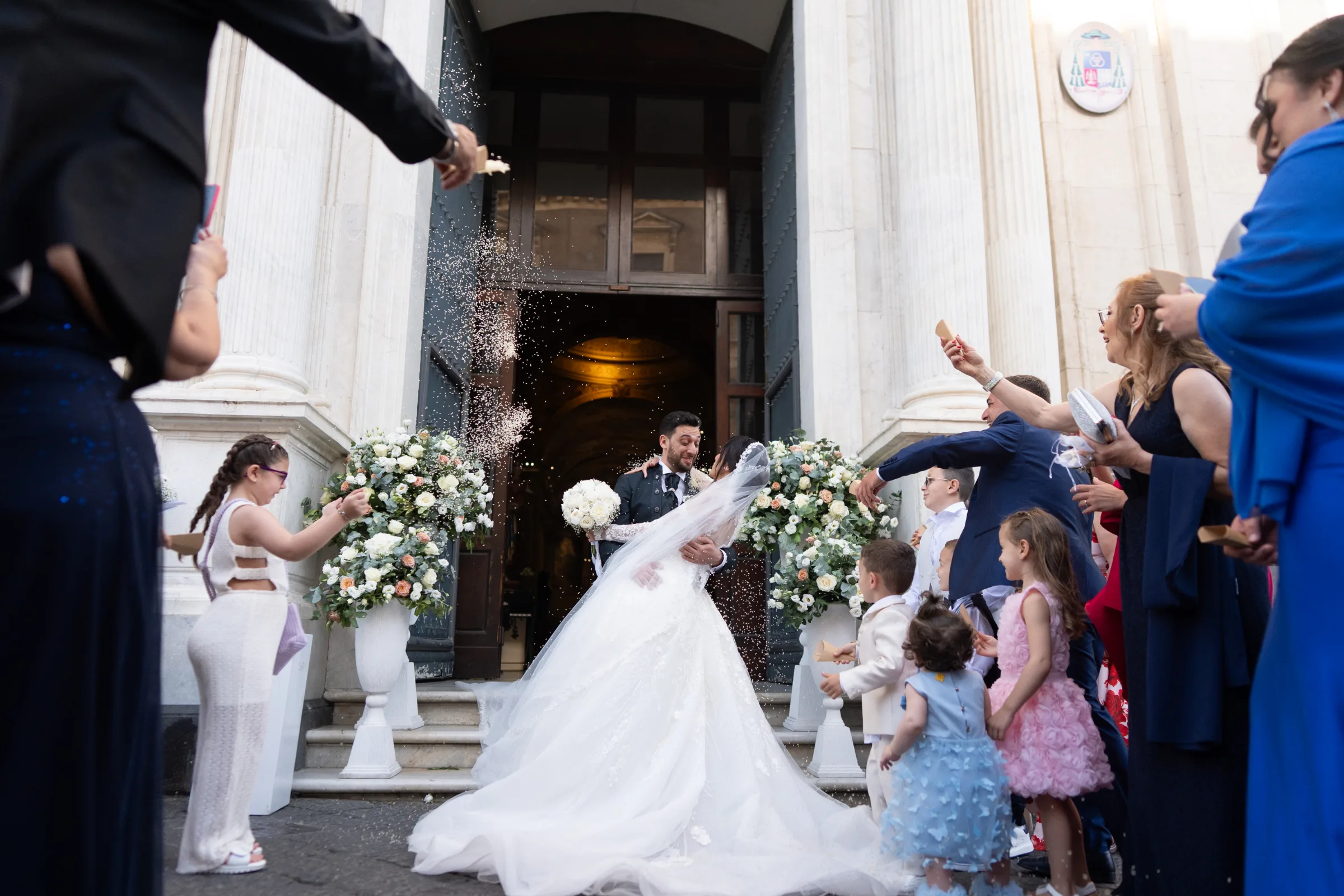 Daniele e Giorgia — wedding photograph in Villa Garufi a Catania, Sicily