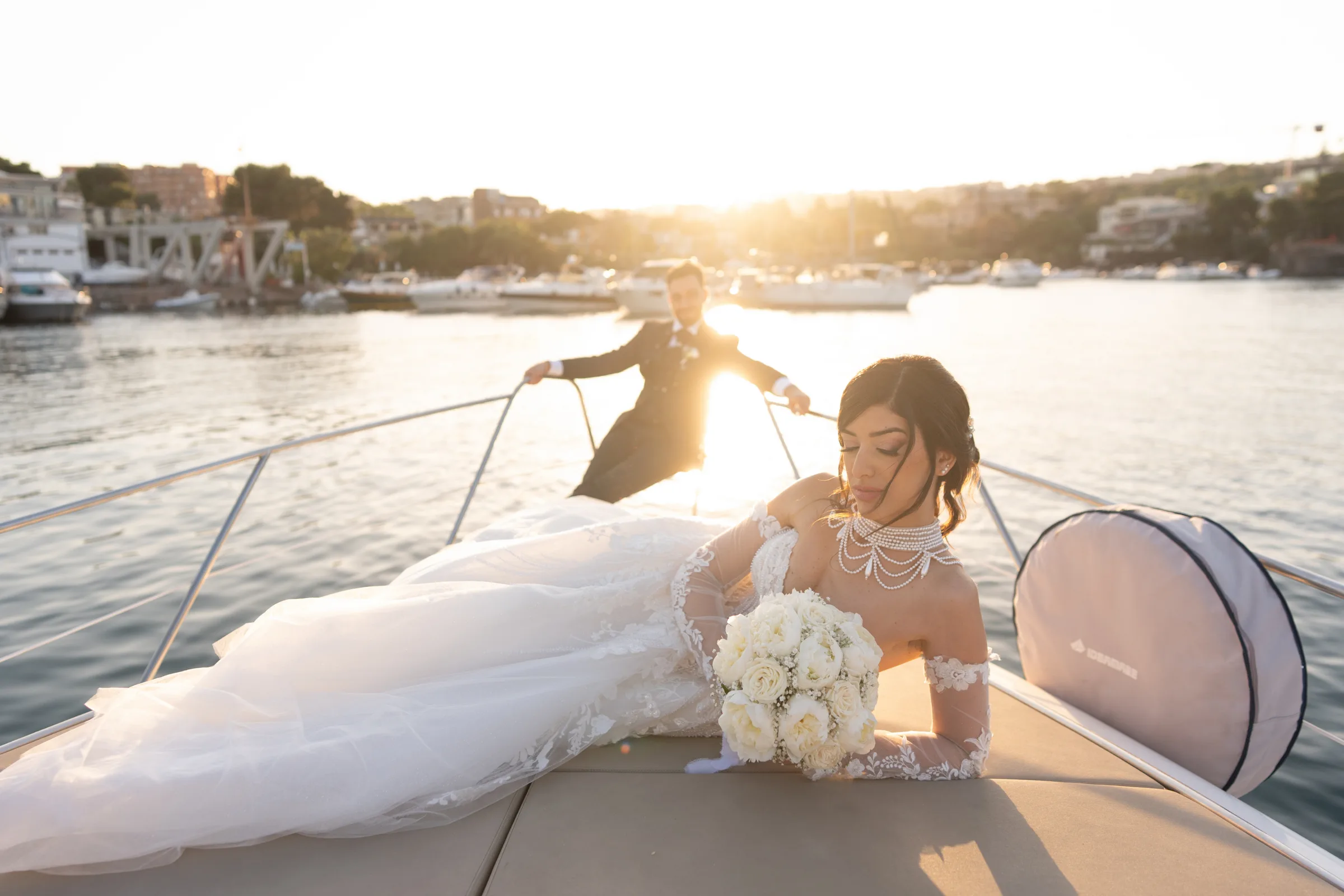 Daniele e Giorgia — wedding photograph in Villa Garufi a Catania, Sicily