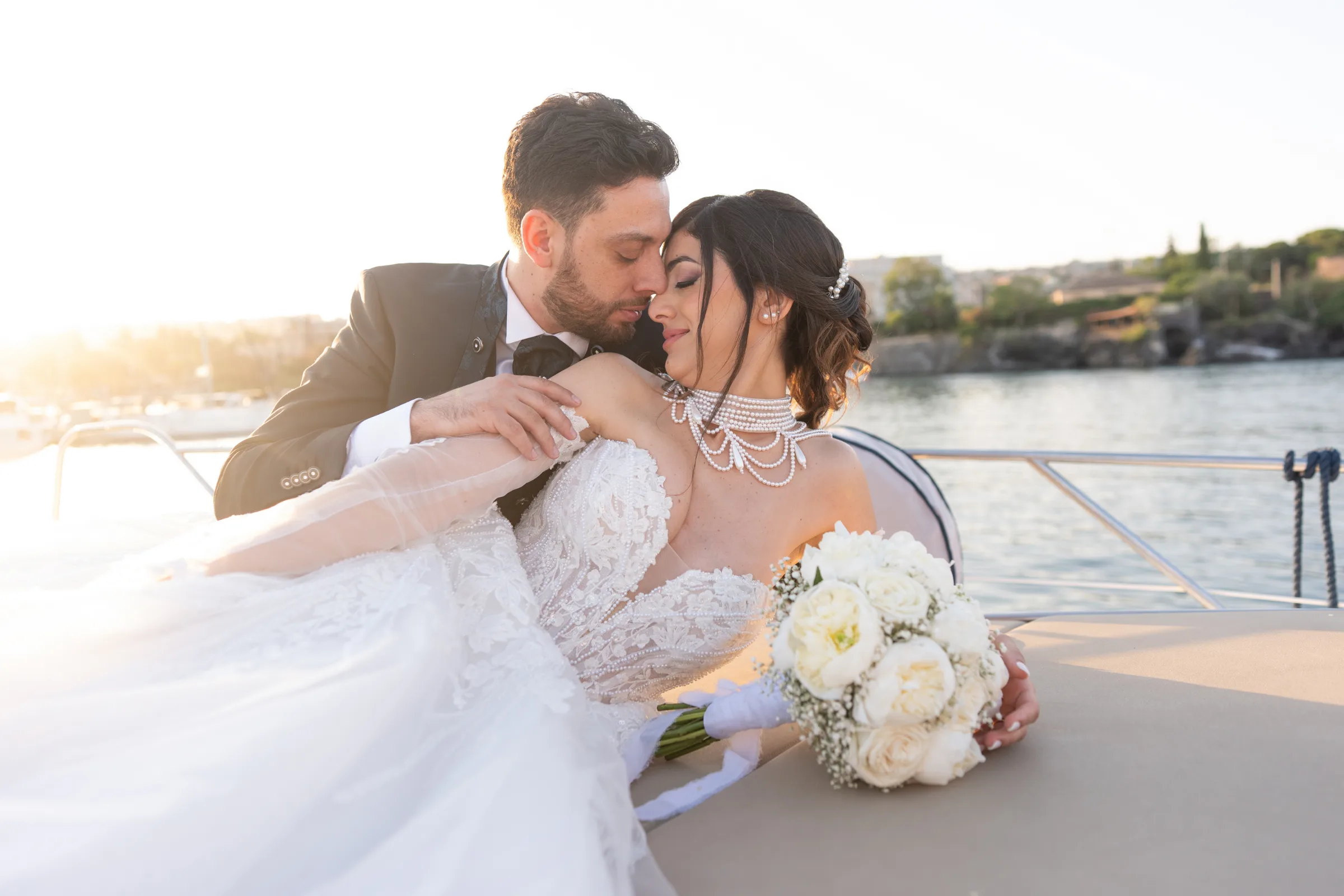 Daniele e Giorgia — wedding photograph in Villa Garufi a Catania, Sicily