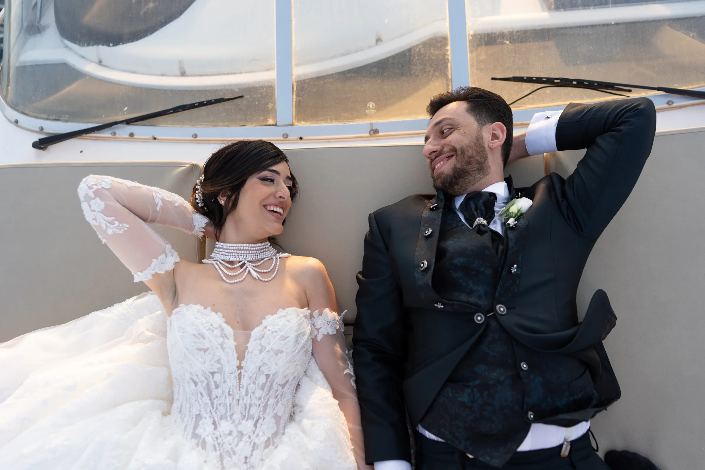 Daniele e Giorgia — wedding photograph in Villa Garufi a Catania, Sicily