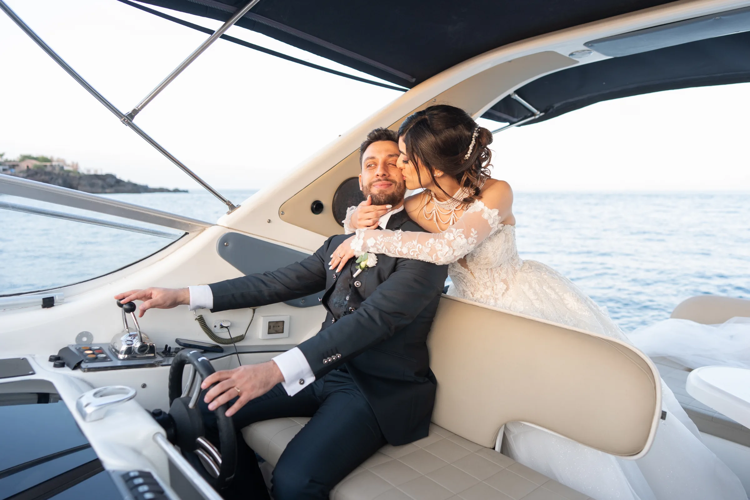 Daniele e Giorgia — wedding photograph in Villa Garufi a Catania, Sicily