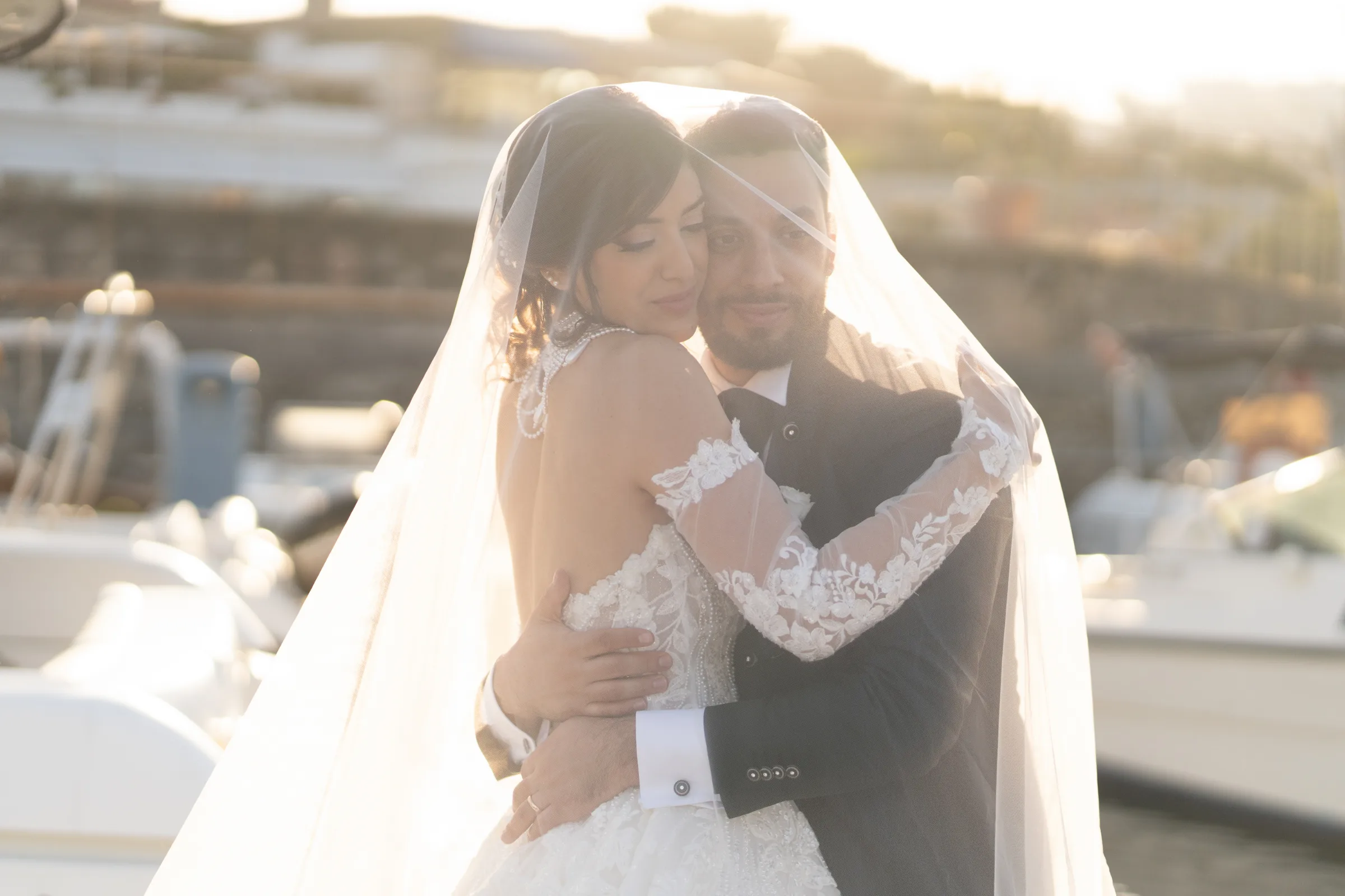 Daniele e Giorgia — wedding photograph in Villa Garufi a Catania, Sicily