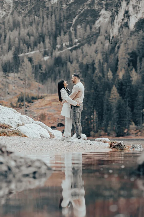 bride and groom romantic wedding couple posing with scenic view of Sicily destination wedding